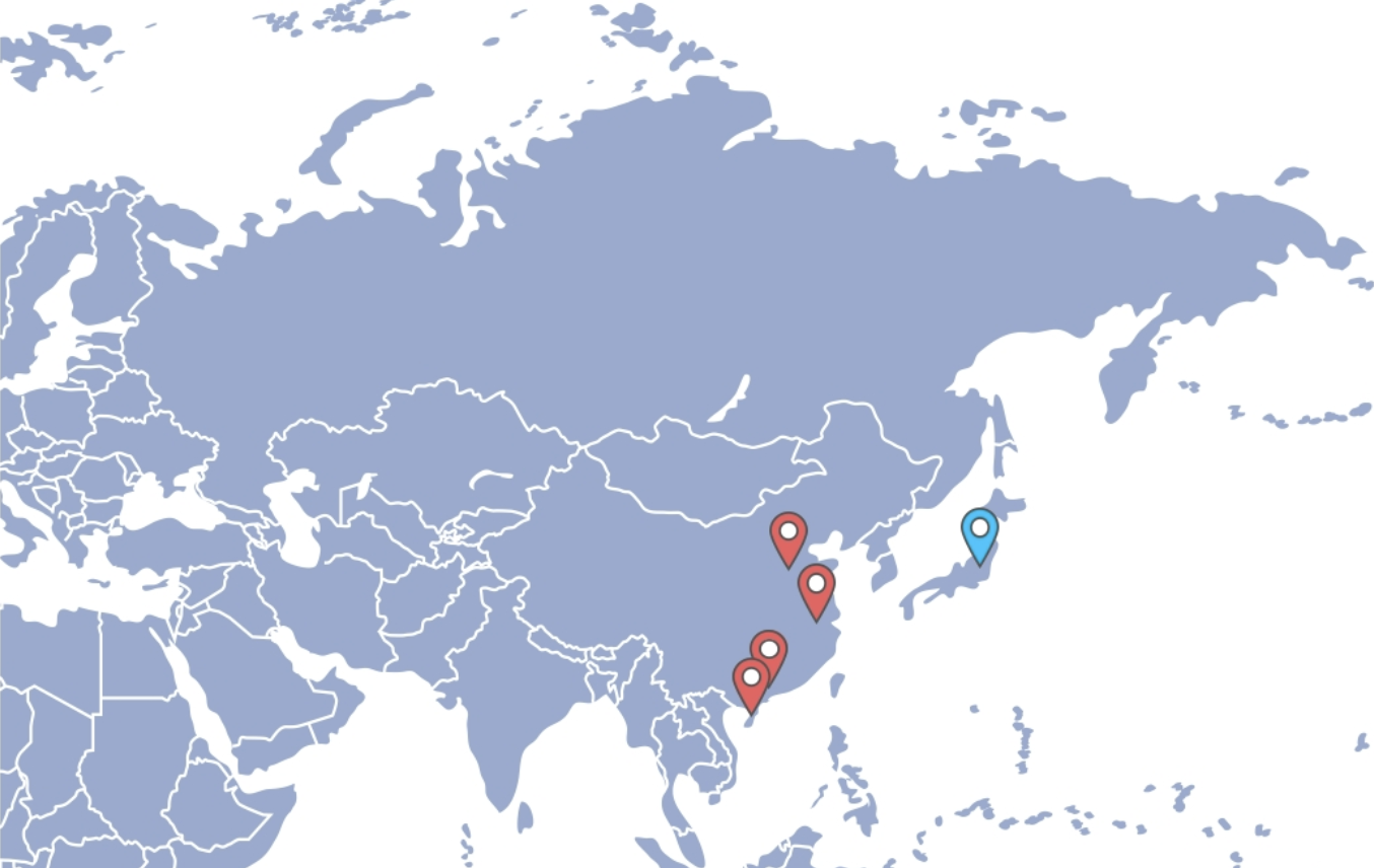 服务区域地图
